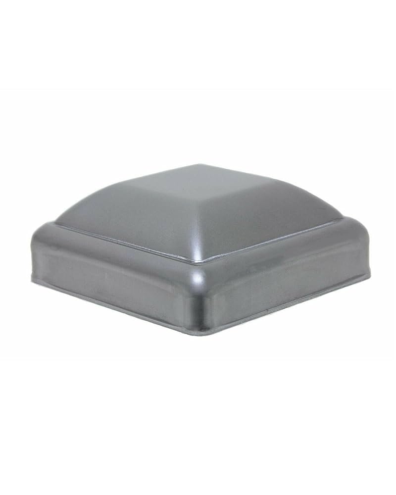 1 1 4 Square Post Caps Pressed Steel Post Cap Square Pressed Steel Dome Cap Decorative Post Caps Steel Fence Post Cap Square Fence Post Caps Square Gate Caps 1 Amazon 