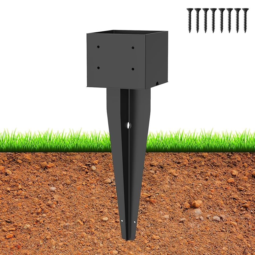 fence posts and spikes