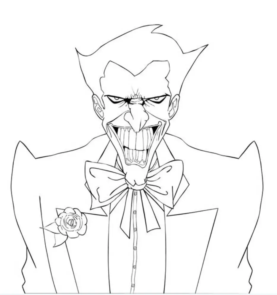 10 Popular Joker Coloring Pages Craftwhack