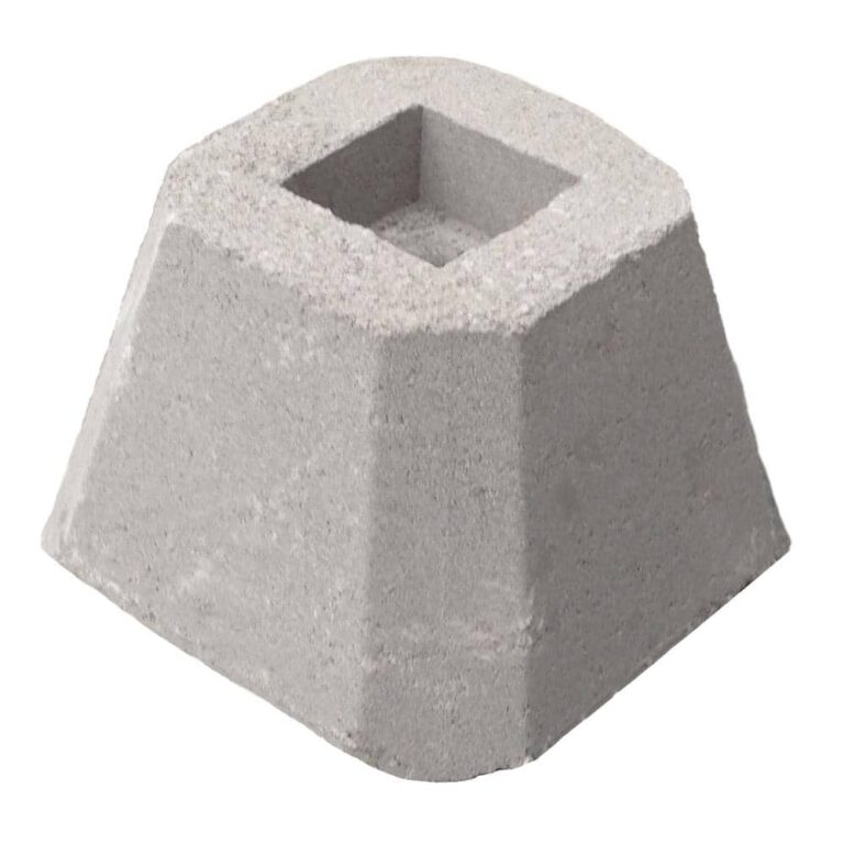 11 5 In X 8 In X 11 1 2 In Concrete Deck Block 10550005 The Home Depot