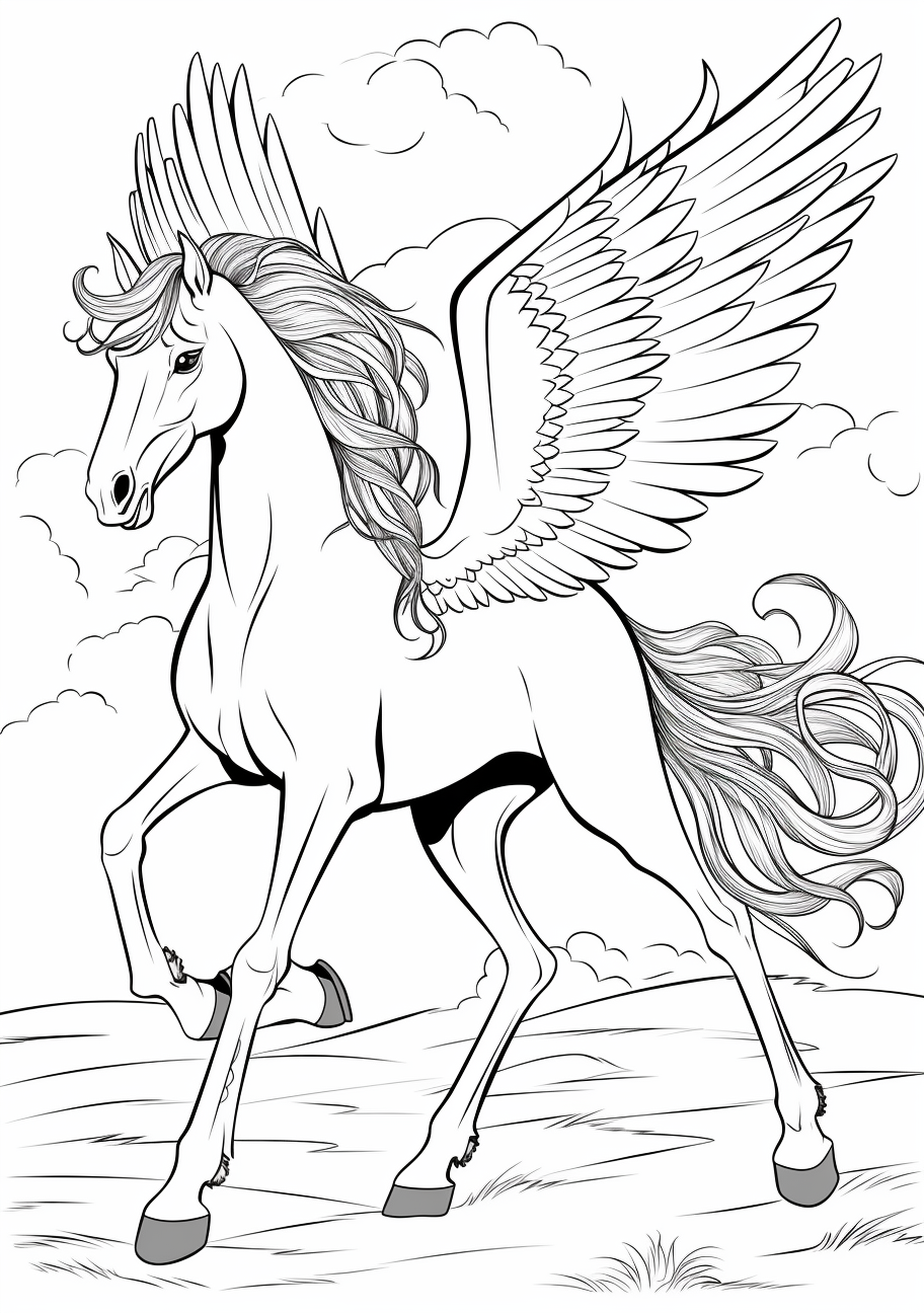 12 Best Horses Coloring Pages Free Printable Artlex Worksheets Library