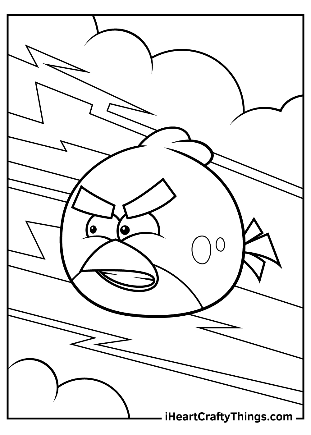 angry birds coloring pages