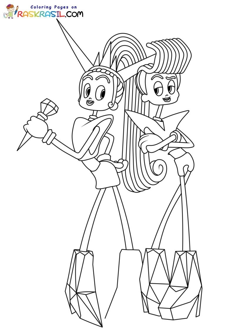 19 Free Printable Velvet And Veneer Coloring Pages