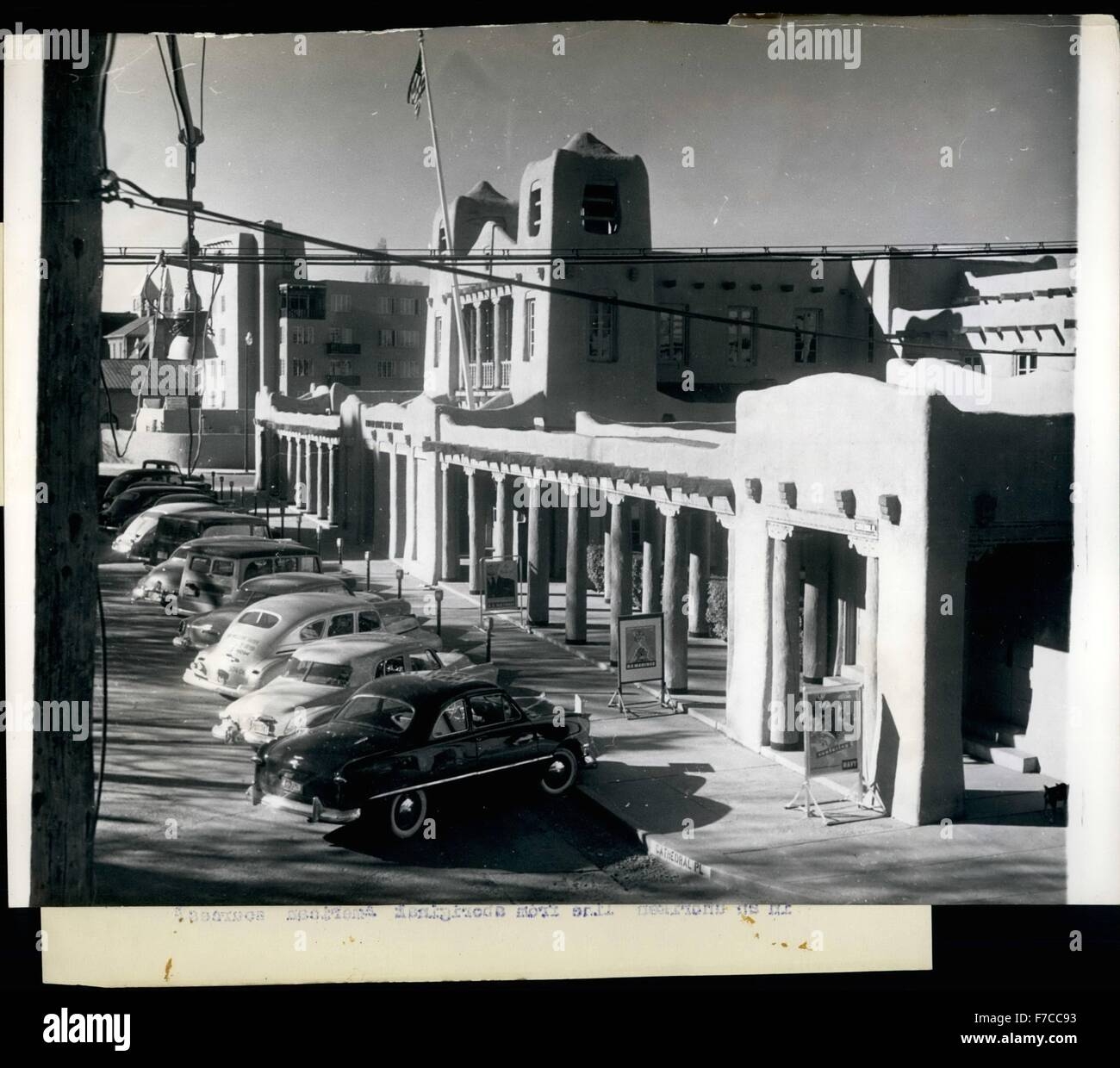 1955 The Federal Post Office In Santa Fe Follows Traditional Architecture By So Doing The United State Authorities Who Run The Postal Services Break With Their Own Rule And Tratdition In