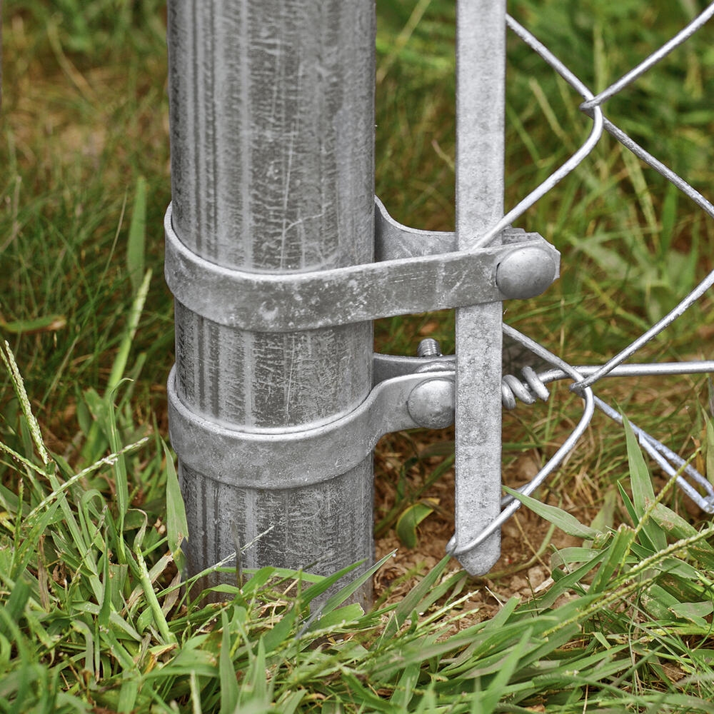 2 3 8 Galvanized Chain Link Fence Brace Band At Menards 