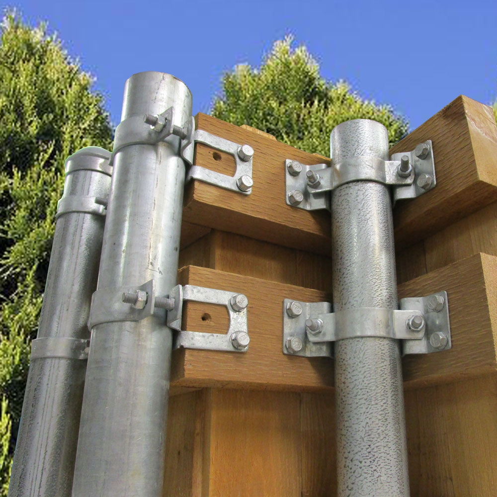 2 3 8 WAP OZ Steel To Wood Fence Brackets OZCO Building Products