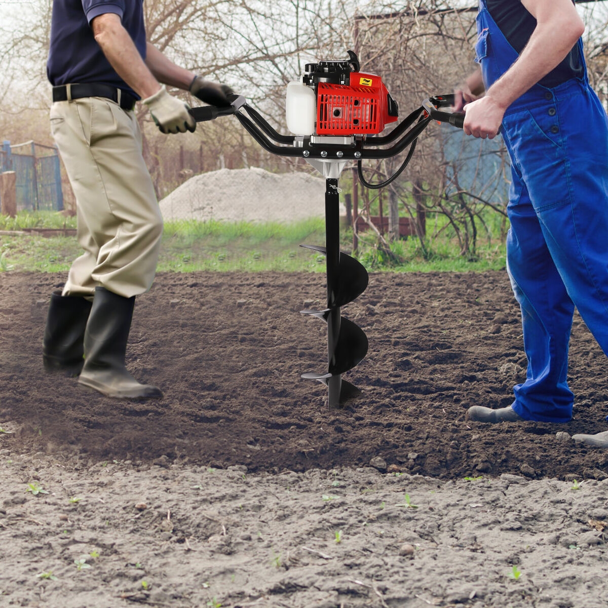 fence post hole digger