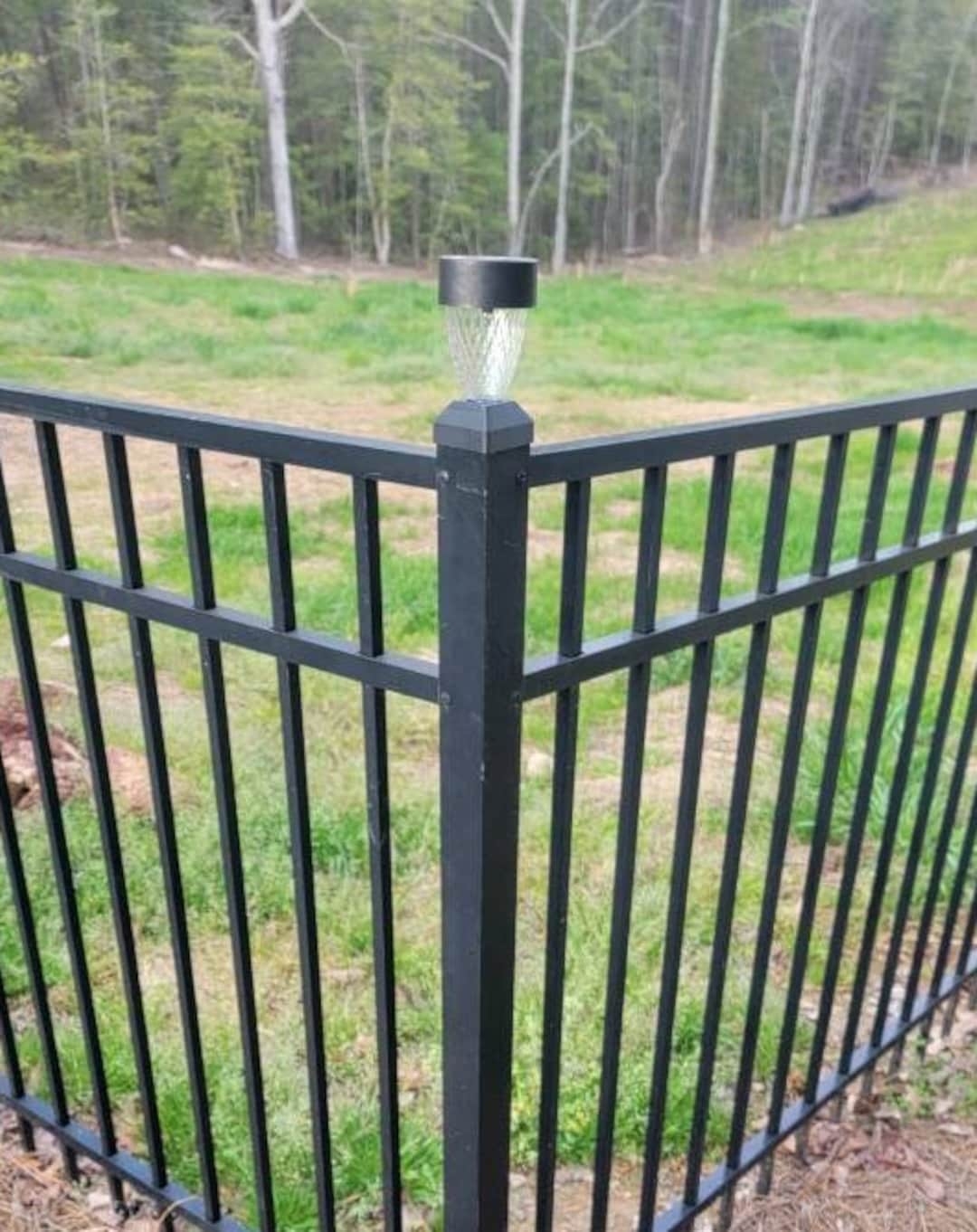 2 X 2 Fence Post Cap Solar Light Holders 3 PACK Etsy
