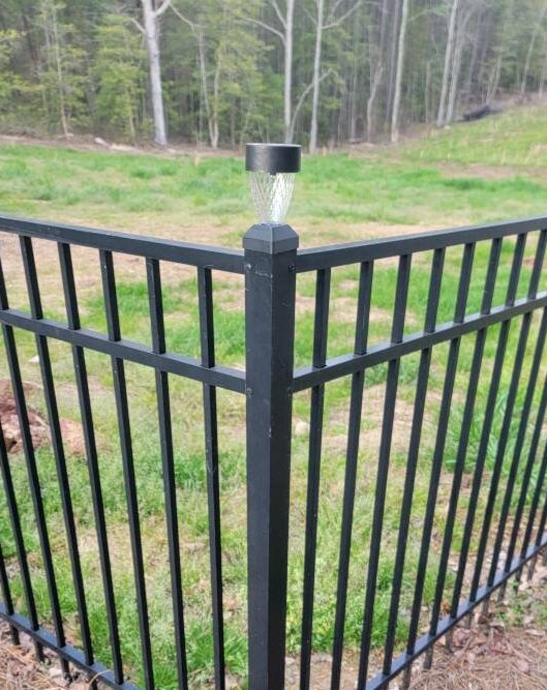 solar lighting for fence posts