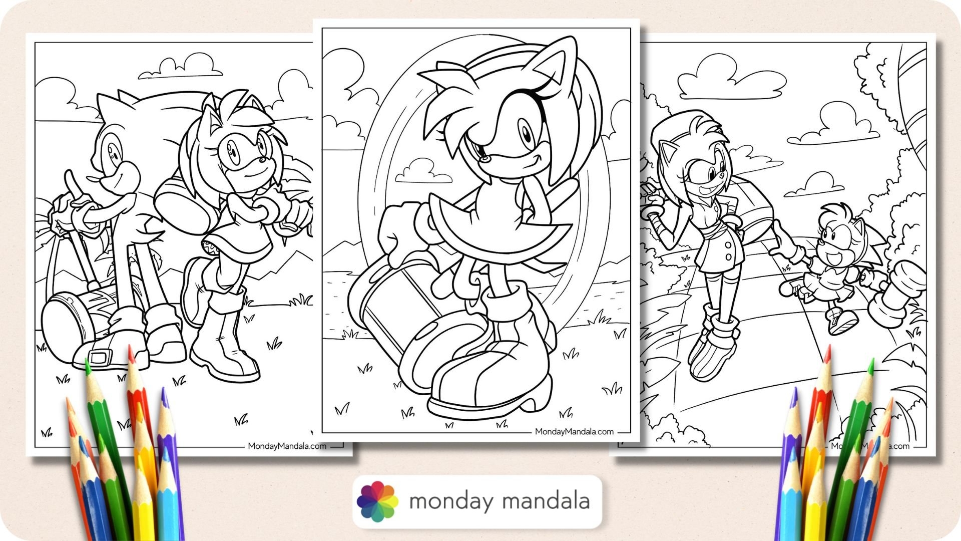 amy sonic coloring pages at getdrawings free download