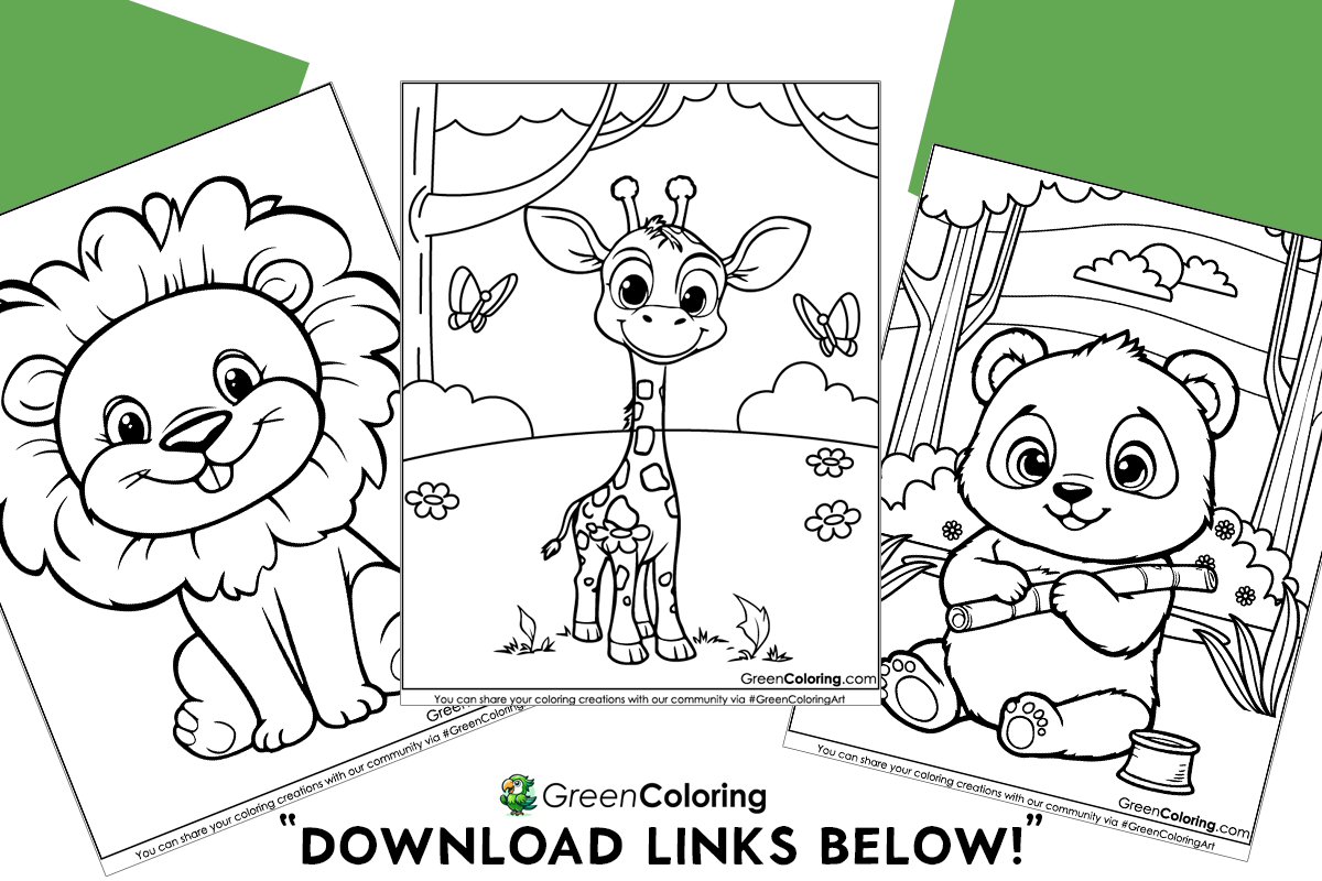 20 Animal Coloring Pages Download Free Printable PDF 