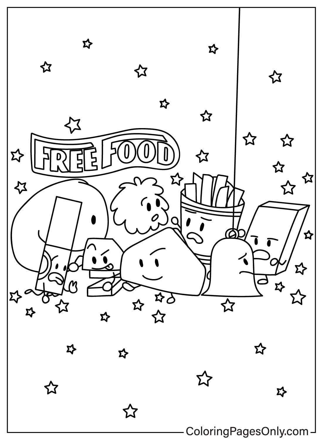 20 Battle For Dream Island Coloring Pages Free Printable PDF Online Coloring