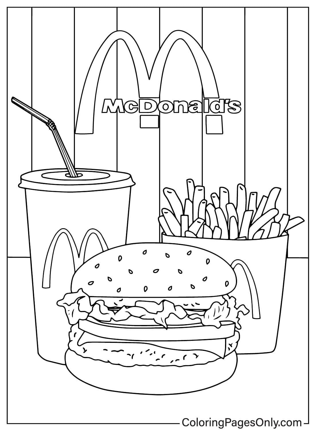 20 Free Printable McDonald s Coloring Pages
