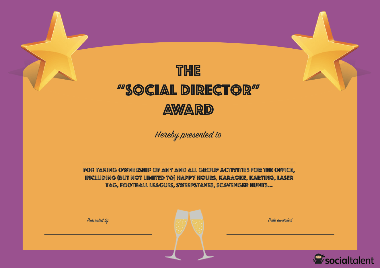 free funny office awards printable certificates