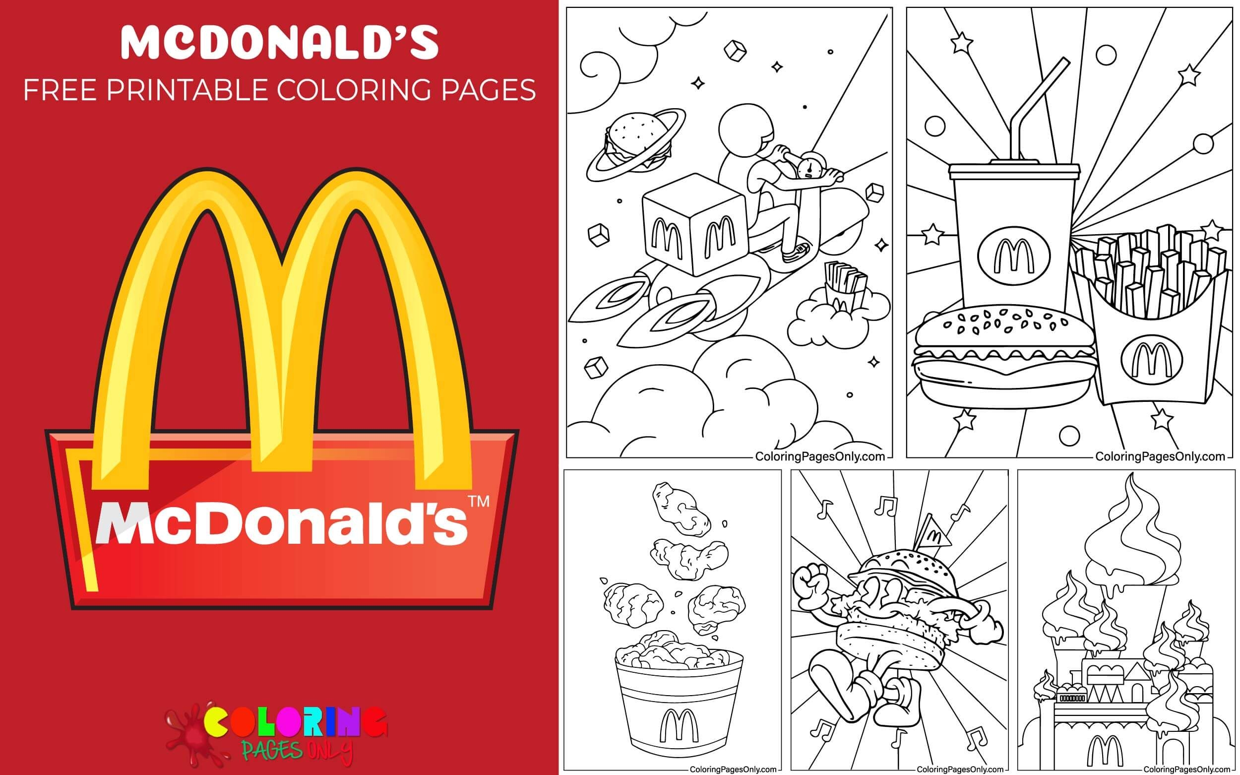 20 McDonald s Coloring Pages Free Printable PDF Online Coloring