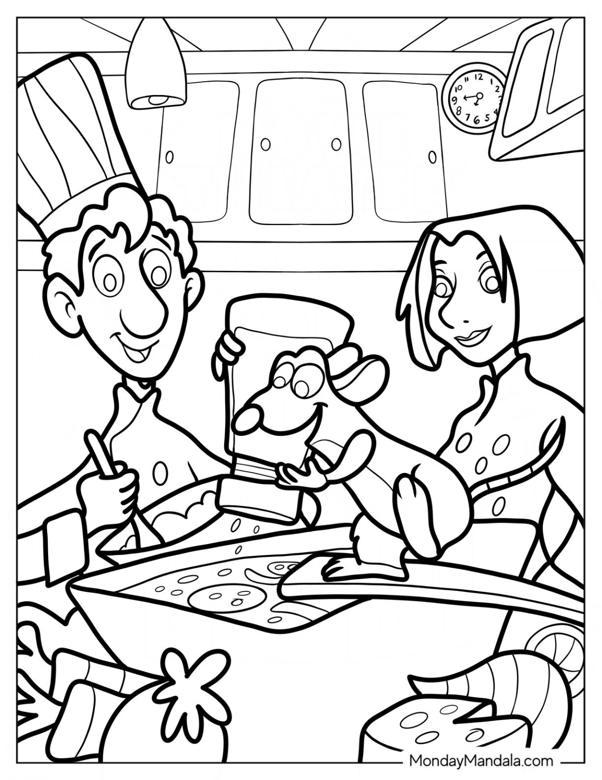 20 Ratatouille Coloring Pages Free PDF Printables 