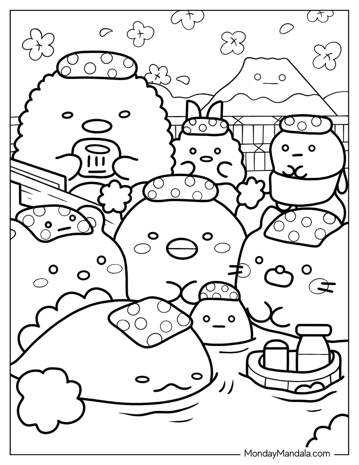 20 Sumikko Gurashi Coloring Pages Free PDF Printables 