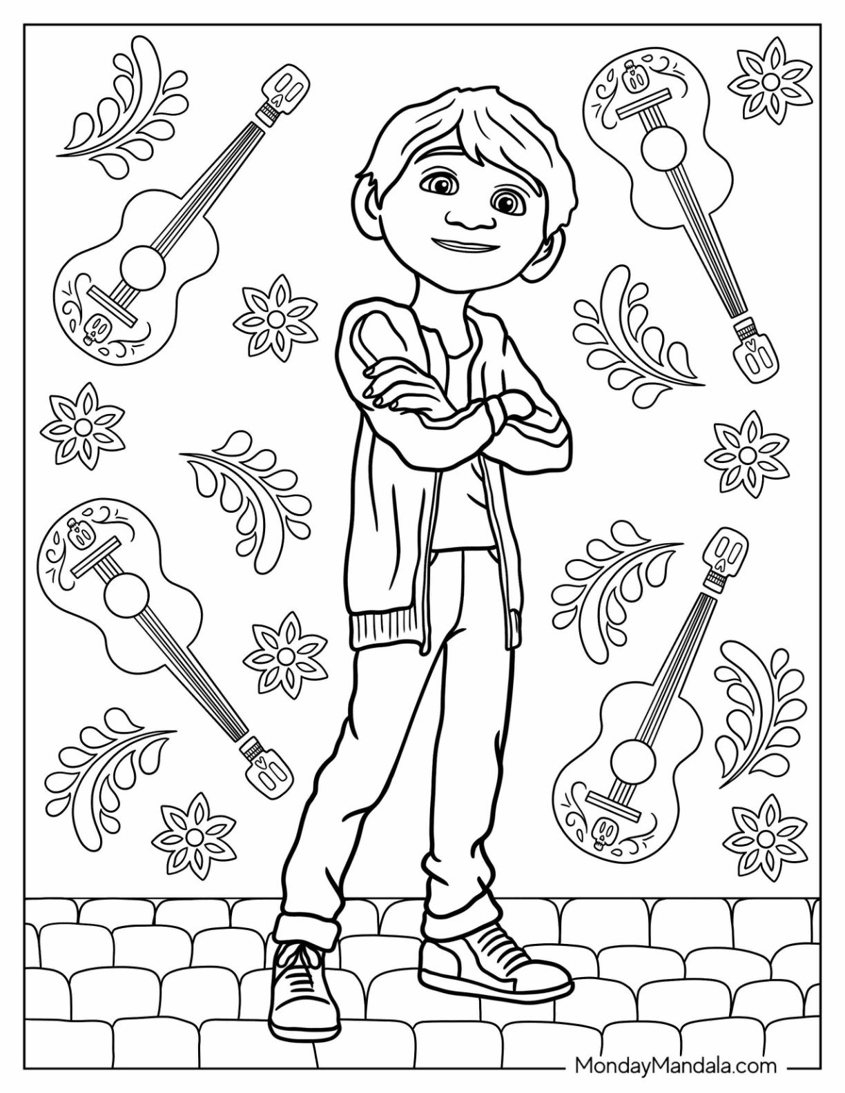 24 Coco Coloring Pages Free PDF Printables 