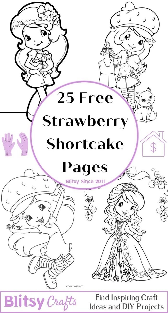 25 Free Strawberry Shortcake Coloring Pages For Kids And Adults