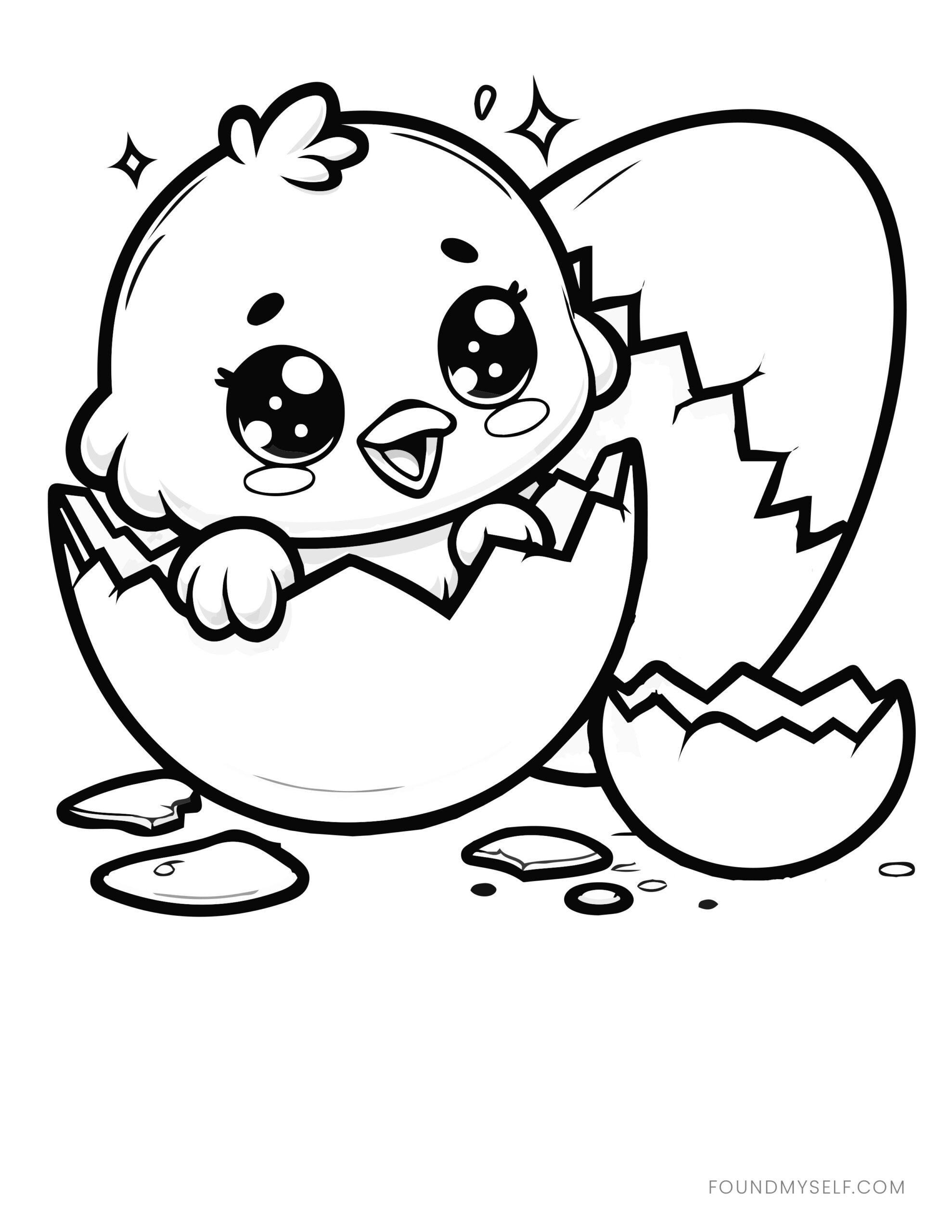 aesthetic easter coloring pages