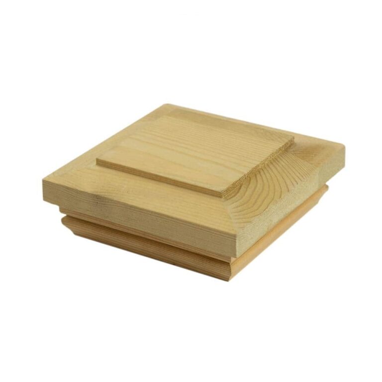 4 In X 4 In Hampton Flat Top Pressure Treated Pine Post Cap 58670 The Home Depot