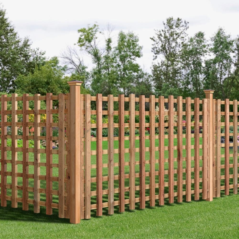 4 in X 4 in X 8 ft Cedar Spaced Picket Universal Wood Fence Post In The Wood Fence Posts Department At Lowes