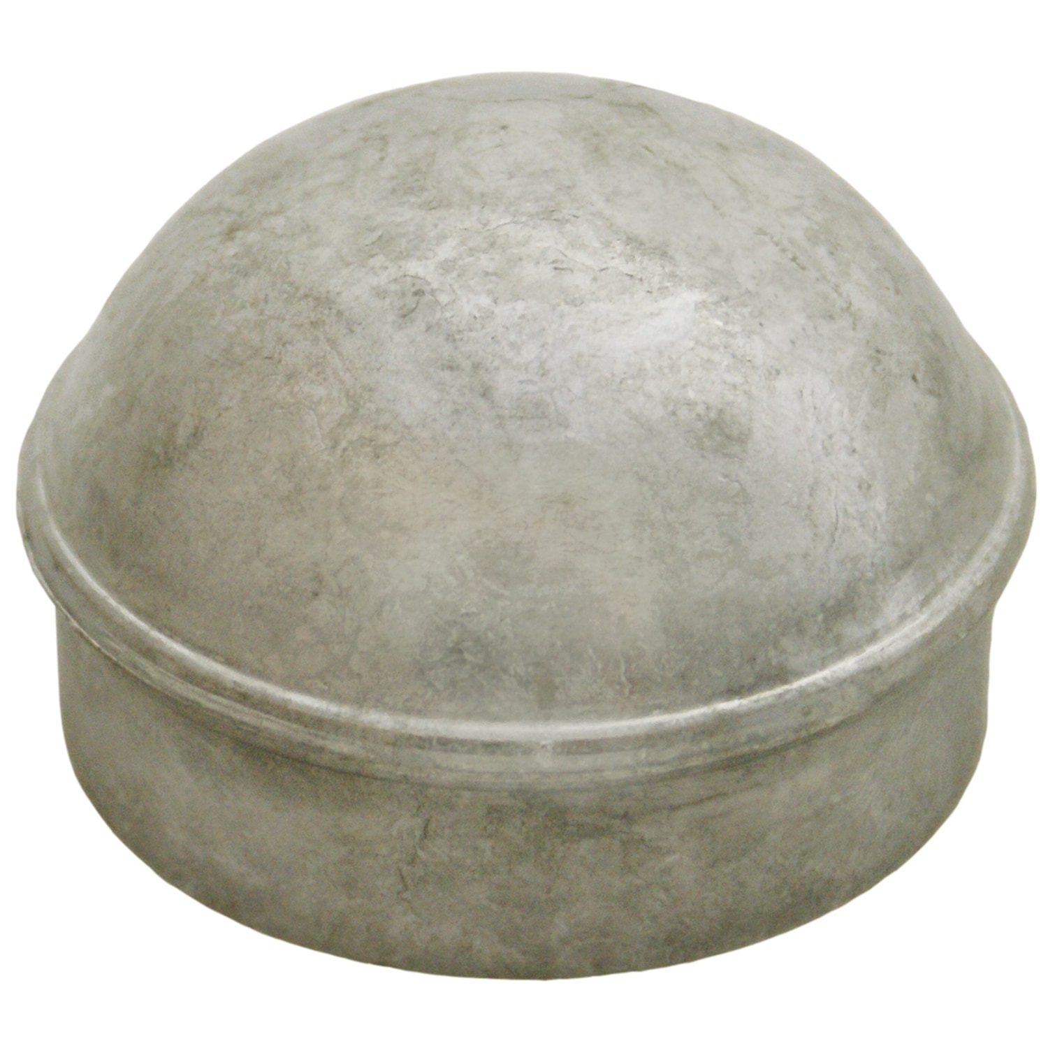 4 Inches W X 2 Inches L Galvanized Steel Chain link Fence Dome Cap Fits Common Post Measurement 4 in X 4 in In The Fence Post Caps Department At Lowes
