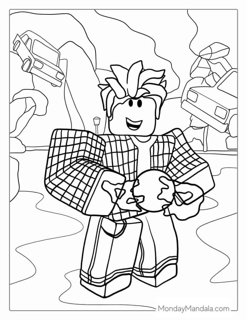 40 Roblox Coloring Pages Free PDF Printables 