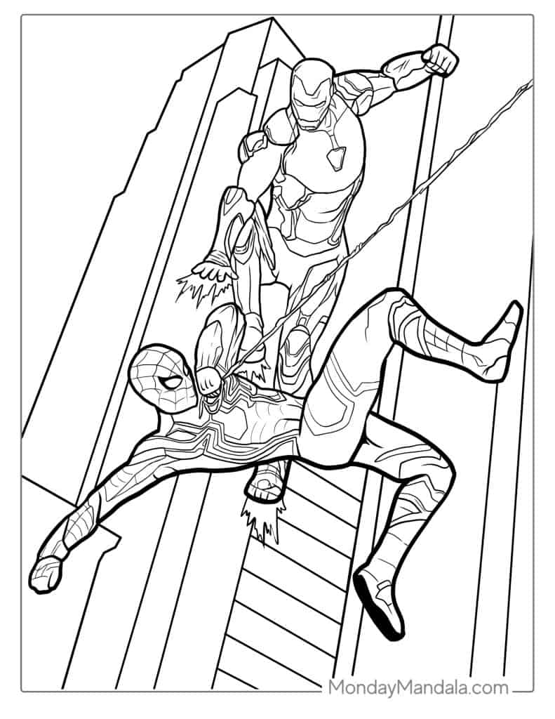 coloring pages aestheric guys