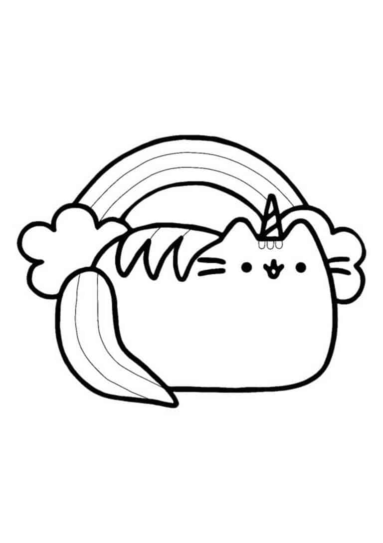 41 Cutest Unicorn Cat Coloring Pages Free Artsy Pretty Colors