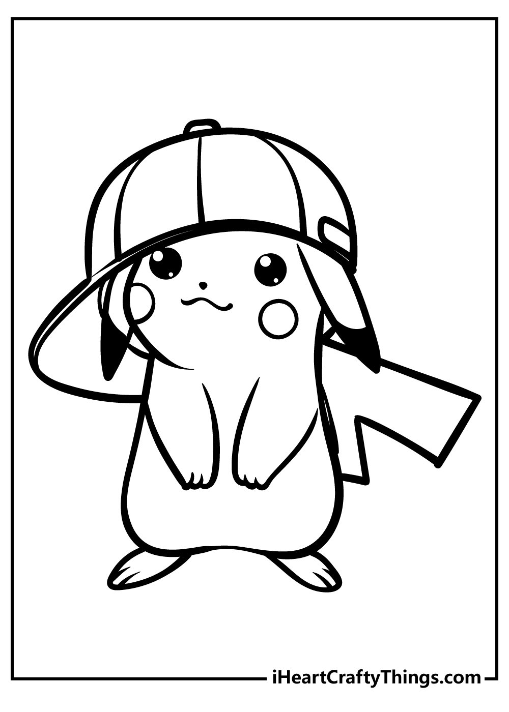 coloring pages pikachu