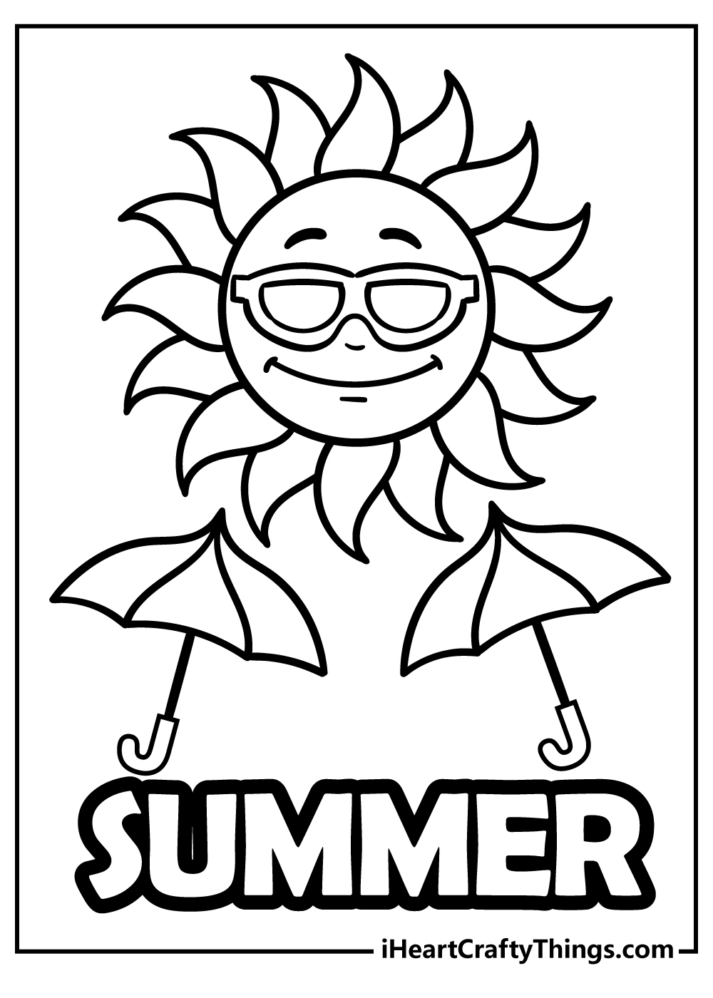 aesthetic sun coloring