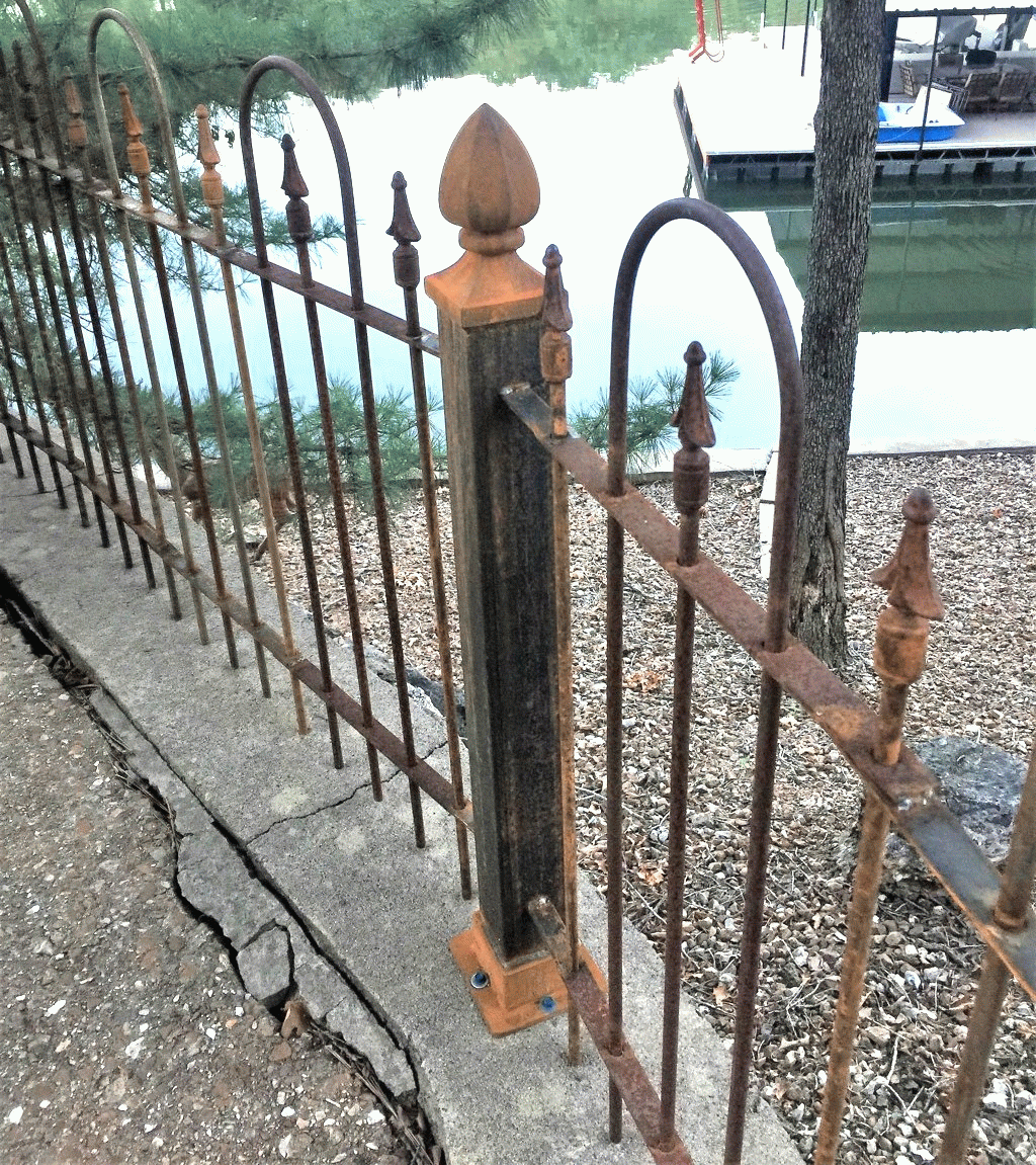 4ft Tall Alexander 3 Gate Or Fence Post For Hardscape Deck