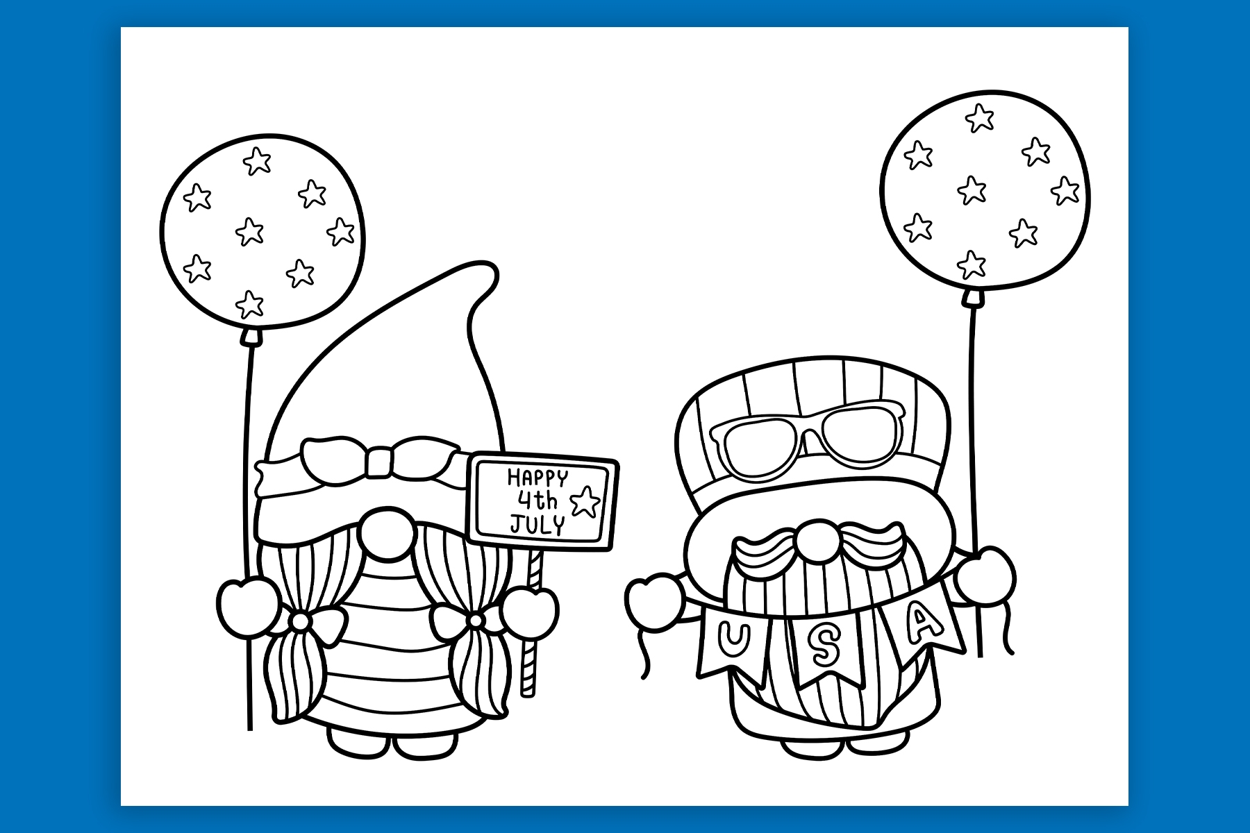 4th Of July Coloring Pages Free Printables Instant Download