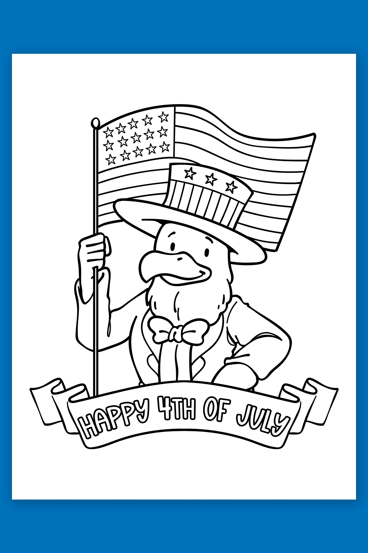 co4th of july printable coloring pages