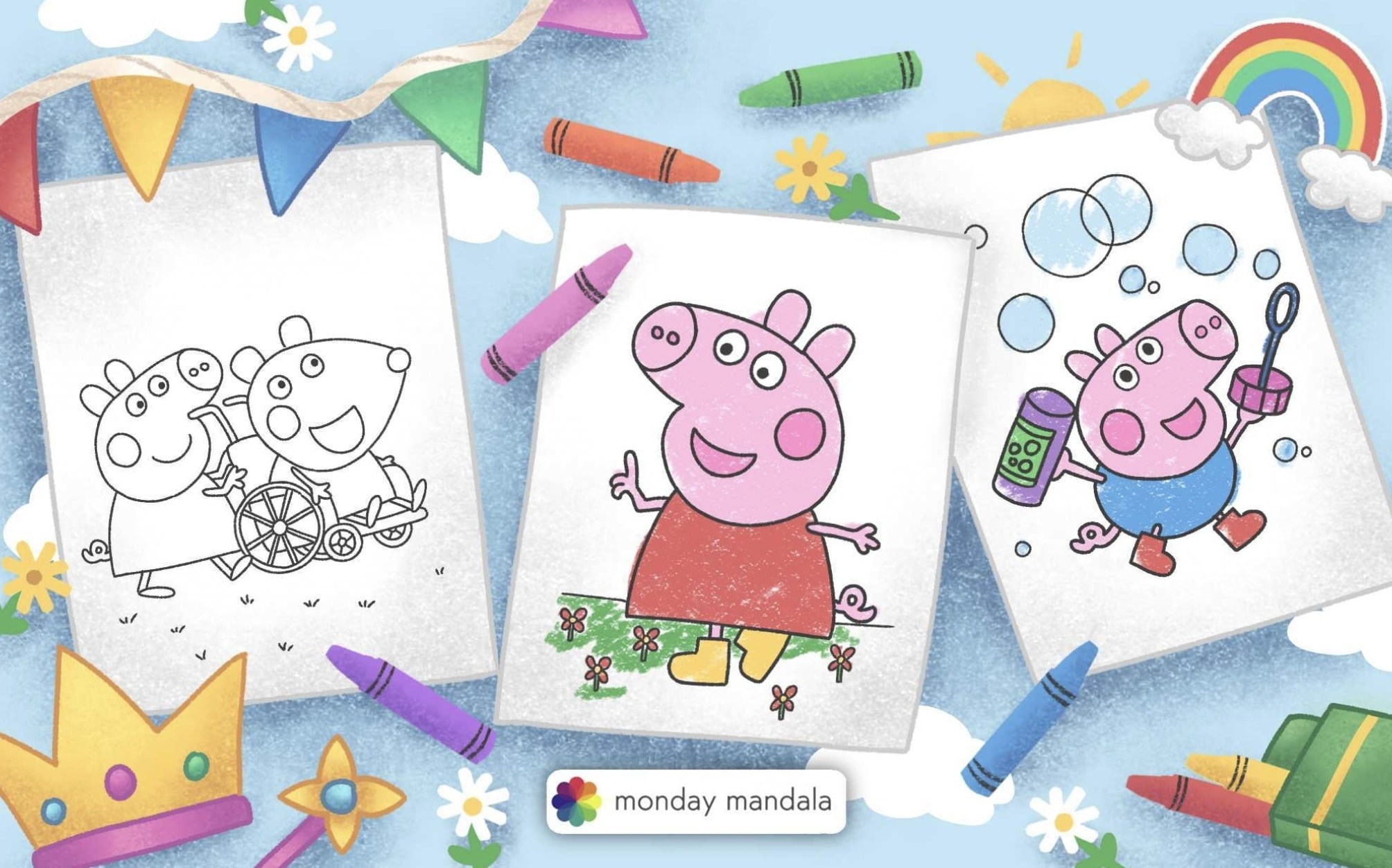 50 Peppa Pig Coloring Pages Free PDF Printables 