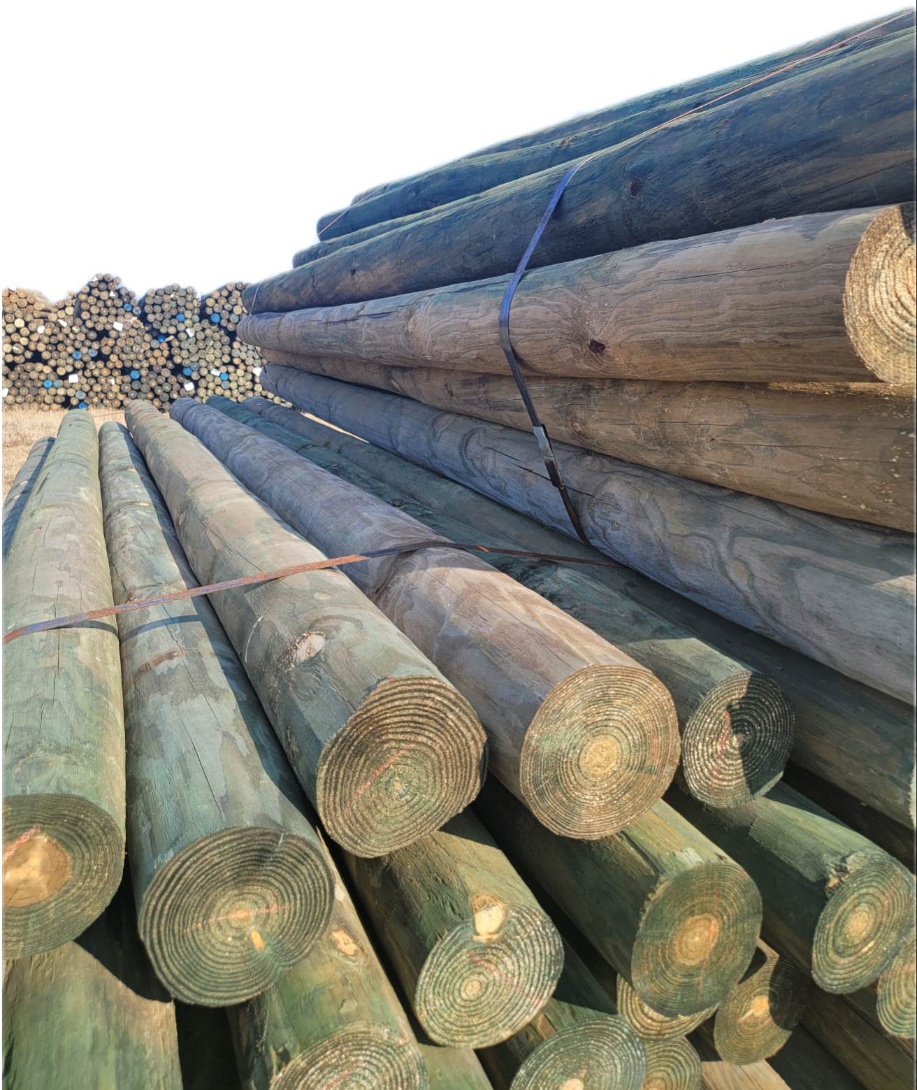 6 7 x8 Tapered Fence Posts McArthur Lumber And Post