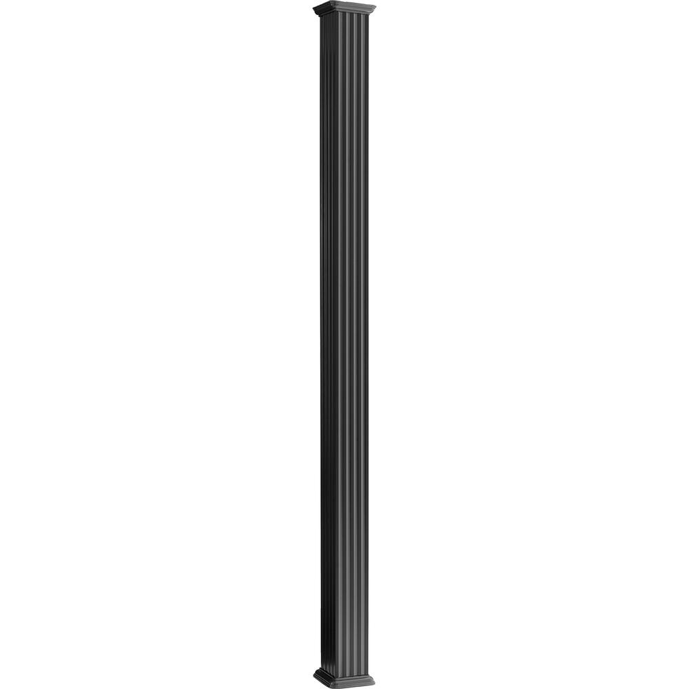 6 X 6 X 10 Black Square Aluminum Column At Menards 