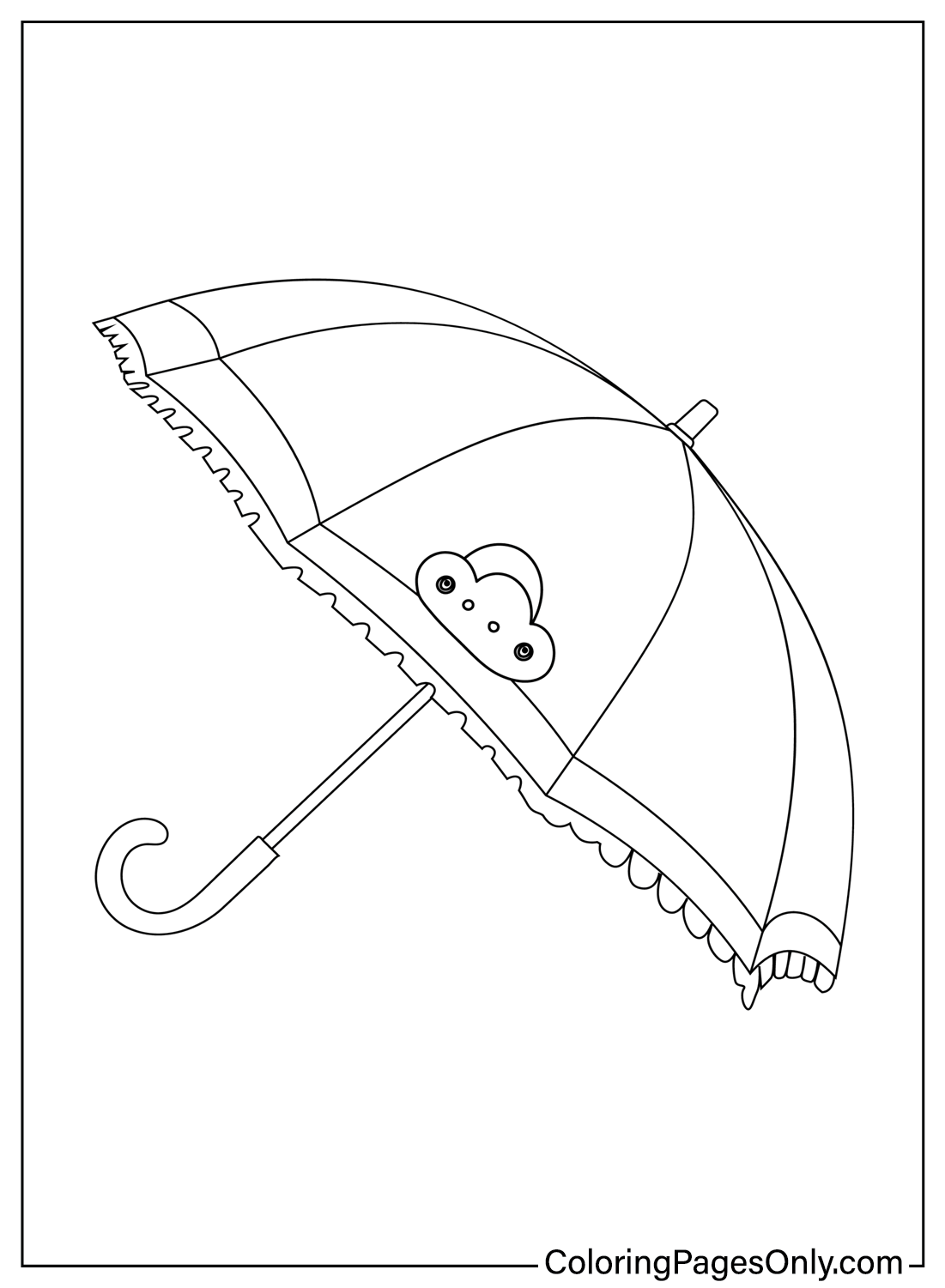 70 Umbrella Coloring Pages Free Printable PDF Online Coloring