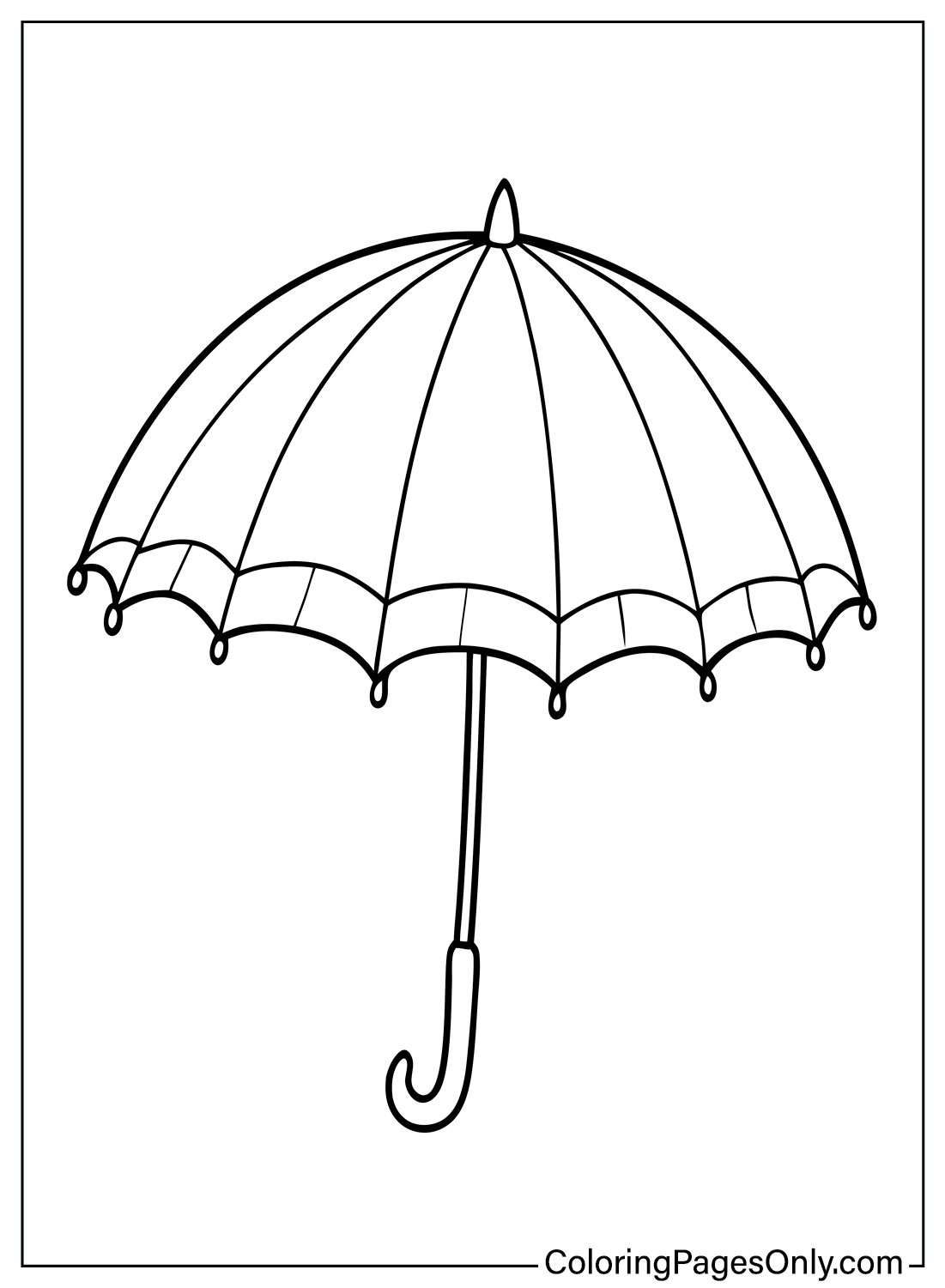 70 Umbrella Coloring Pages Free Printable PDF Online Coloring