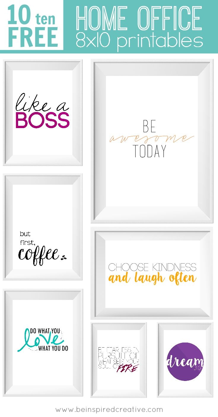 8 Awesome Office Printables
