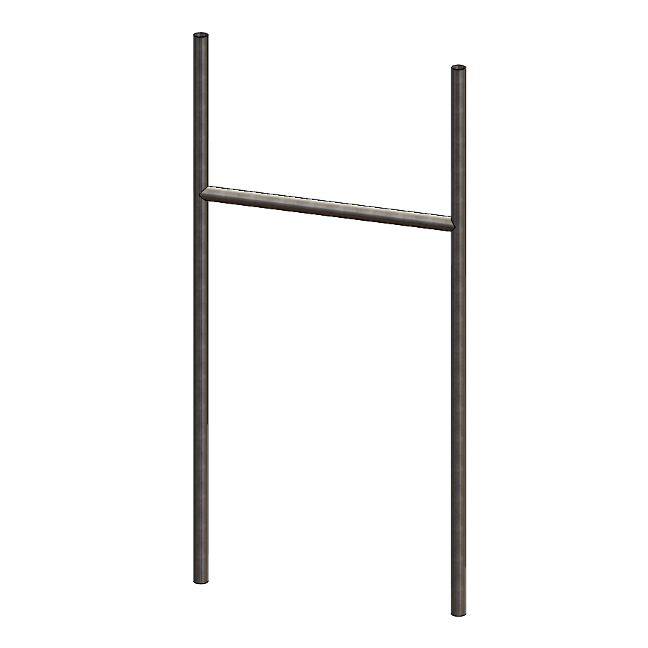 8 foot X 4 foot 13 gauge 2 3 8 inch Steel Pipe H Post Support Galvanized