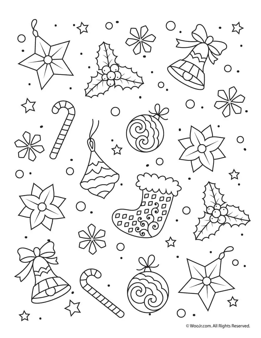 97 Free Adult Christmas Coloring Pages Printables Artsy Pretty Plants