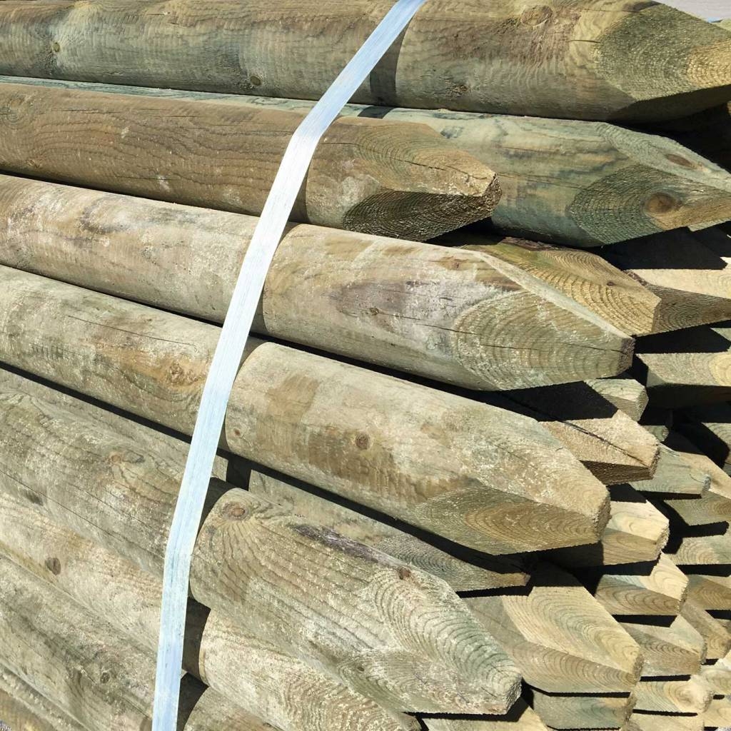 fence posts wood treated