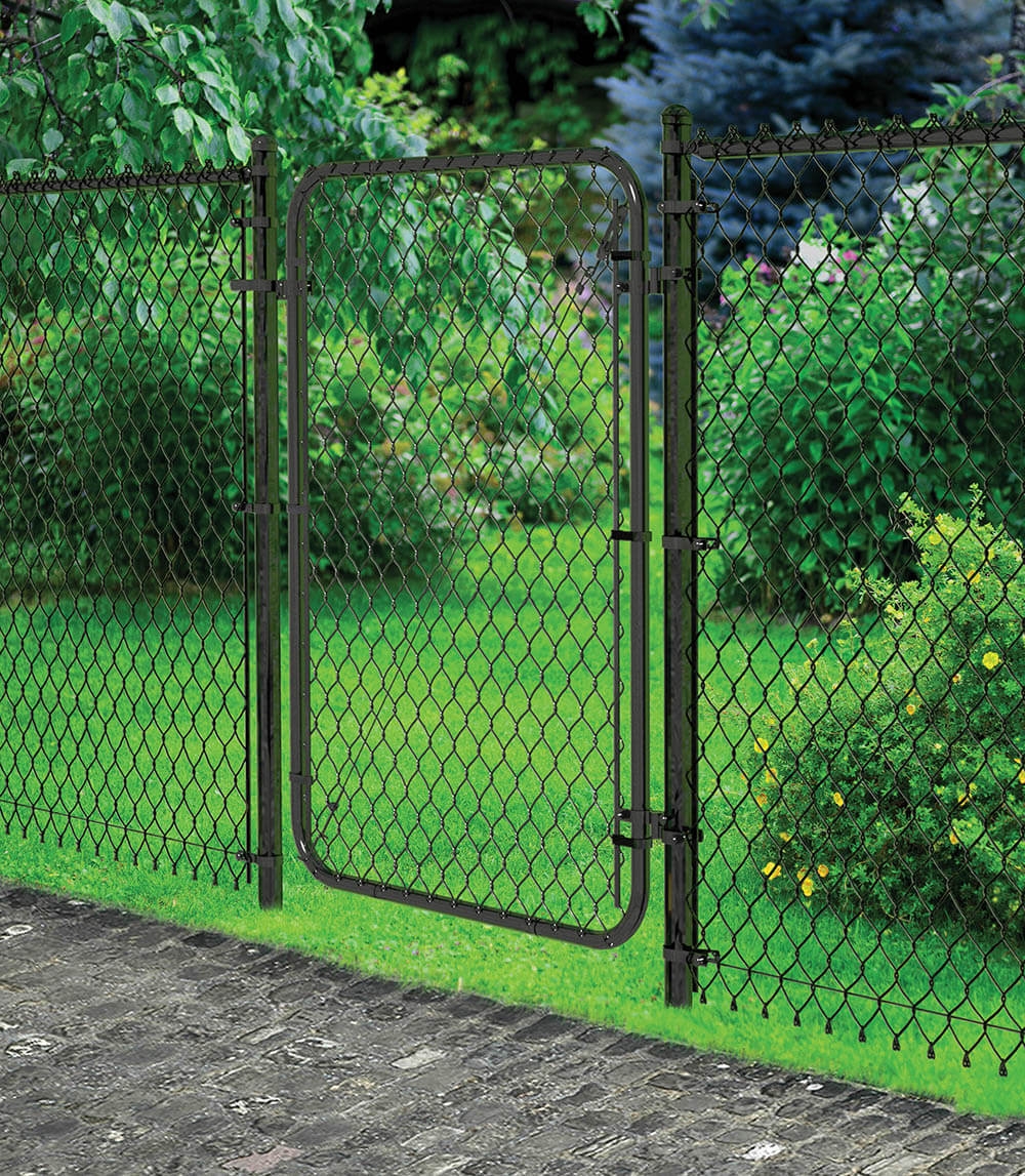 chain link fence post dimensions