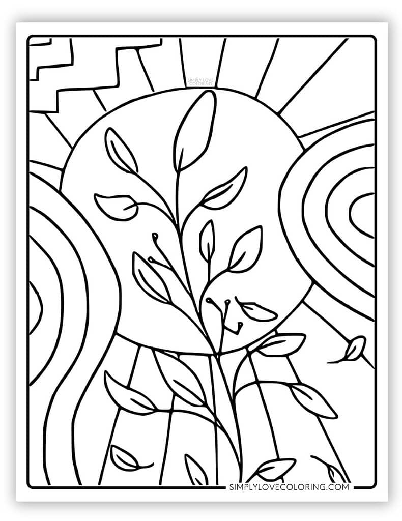 Aesthetic Coloring Pages Free PDF Printables Simply Love Coloring
