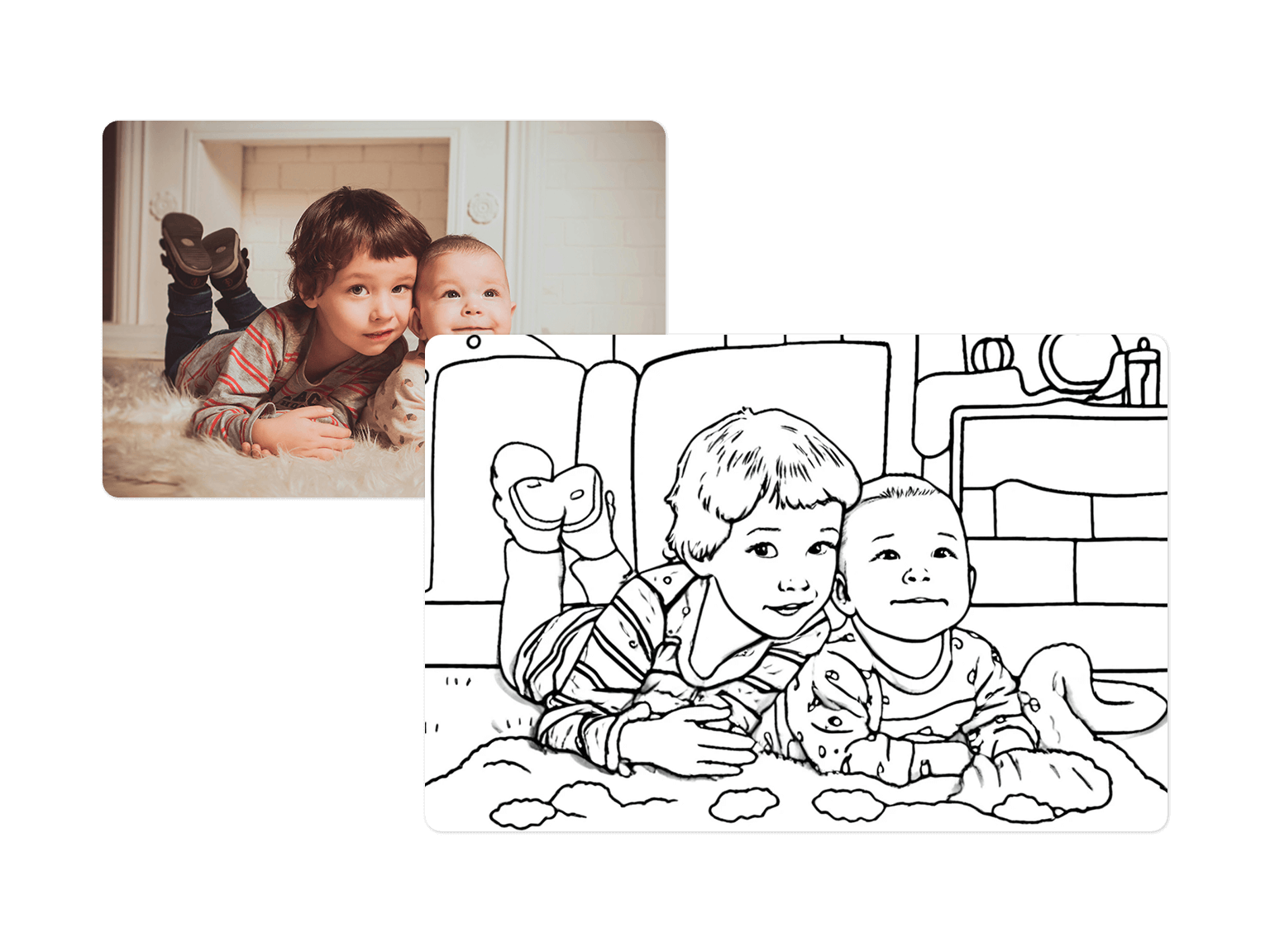 convert image to coloring page