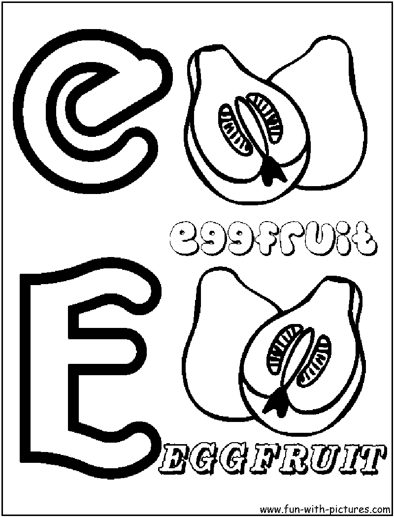 Alphabets Fruit Coloring Pages Free Printable Colouring Pages For Kids To Print And Color In