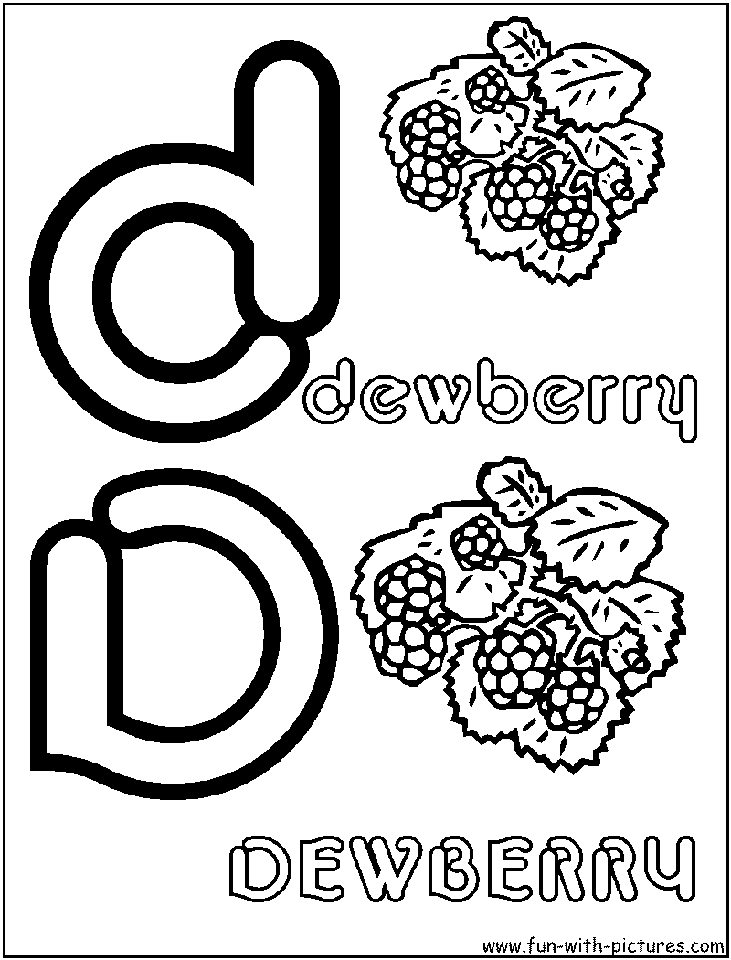 Alphabets Fruit Coloring Pages Free Printable Colouring Pages For Kids To Print And Color In