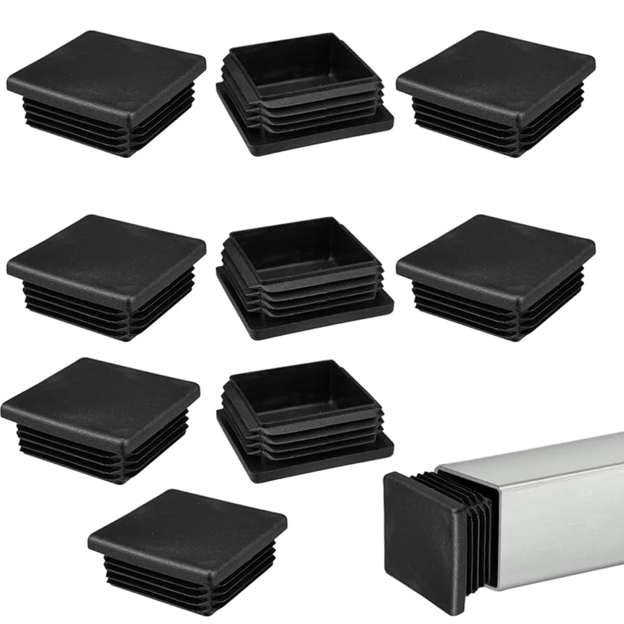 Amazon 10 Pieces 2 Inch Square Tubing Black Plastic Plug 2 Inch End Cap 2 x2 2x2 Fence Post Pipe Cover Tube Chair Glide Insert Finishing Plug Industrial Scientific